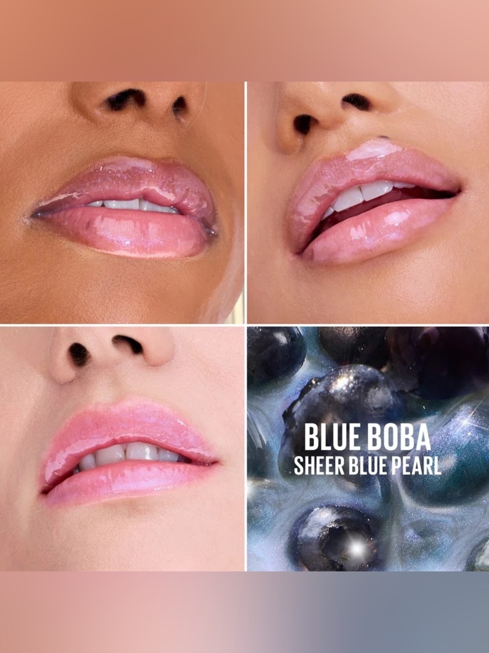New Maybelline Lifter Gel Lip Oil-In-Gel Blue Boba Sheer Blue Pearl $9.99